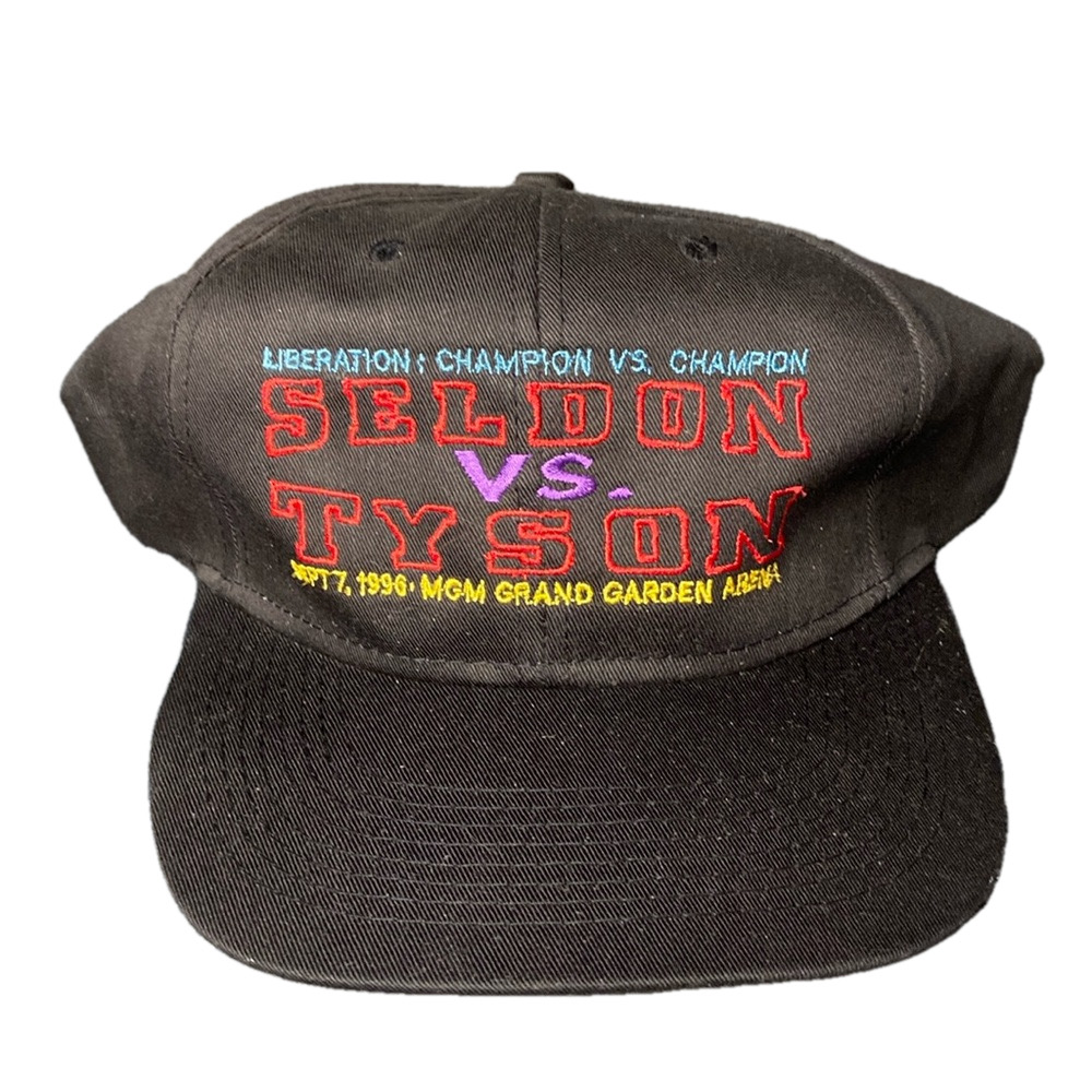 Vintage Mike Tyson Vs Bruce Seldon Boxing 1996 MGM Grand Garden  Snapback Hat